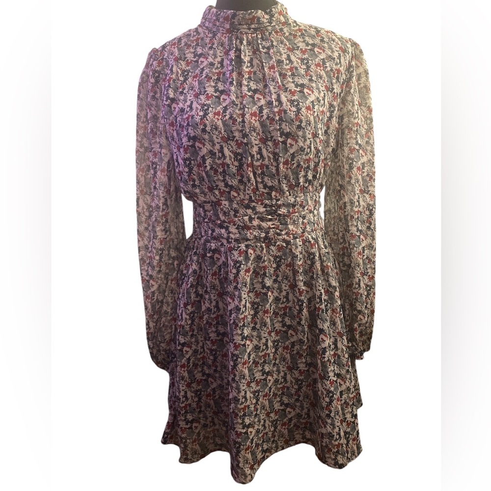 SAGE THE LABEL FLORAL MINI DRESS M NWOT